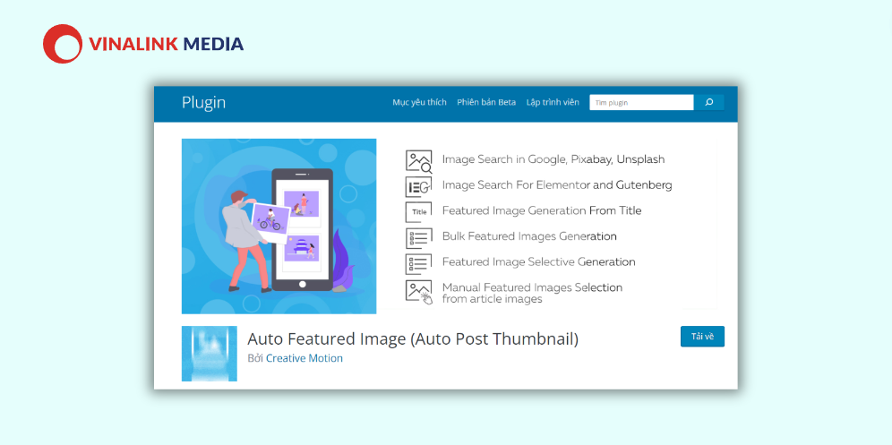 Các plugin tạo featured image bằng ảnh đầu bài viết